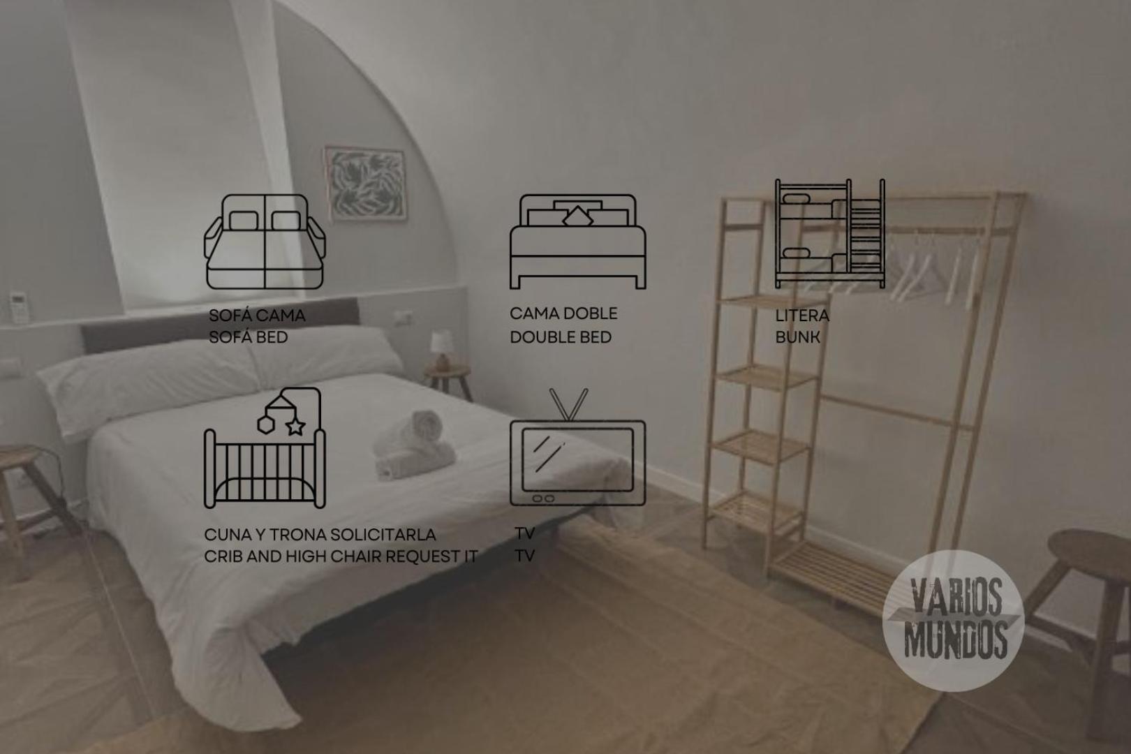 מדריד Sunny Apt 9Pax 4 Habitaciones En Minas-Malasana E3 מראה חיצוני תמונה
